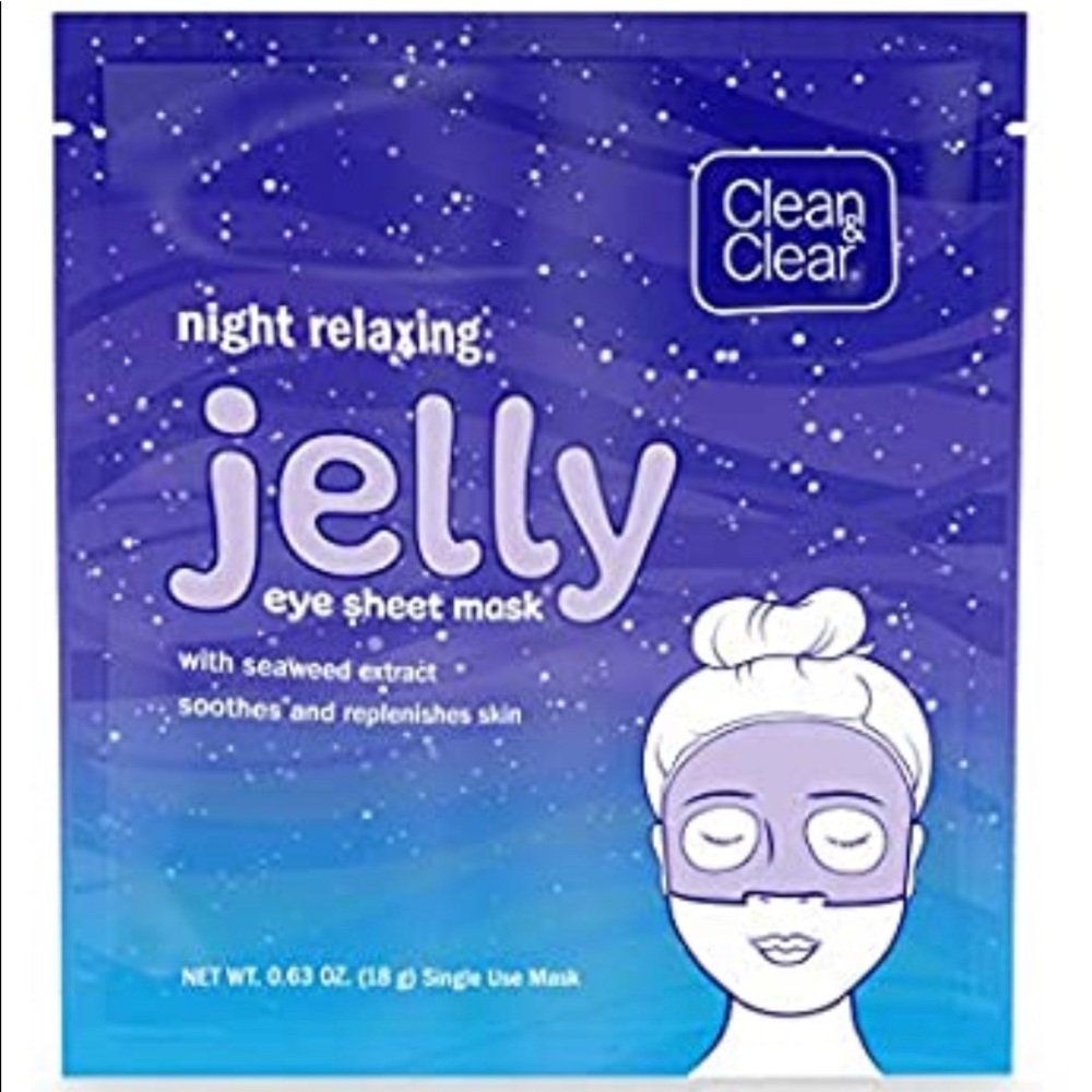 NWT Clean & Clear Night Relaxing Jelly Eye Mask.  Bundle & save shipping!